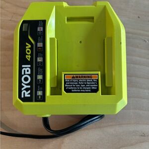 Ryobi 40V Yellow Battery Charger